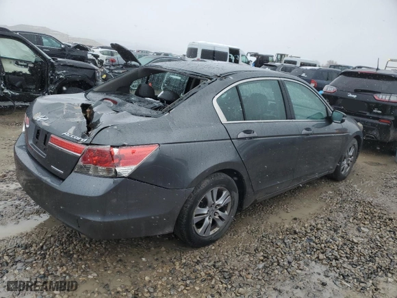2011 Honda Accord Sdn SE with VIN 1HGCP2F60BA131959, listed as a Copart auction lot 45752615 with 76,389 mi miles and Salvage Title. Bid and sale history available at carsss.com. Image 3.