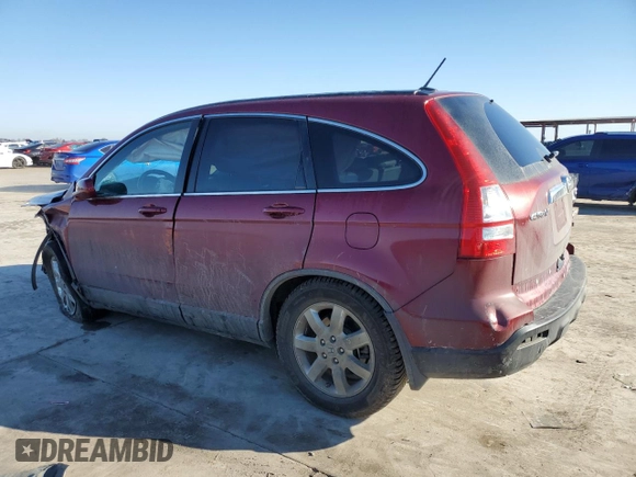 2009 Honda CR-V EX-L with VIN 5J6RE48719L063275, listed as a Copart auction lot 46276685 with 104,541 mi miles and Salvage Title. Bid and sale history available at carsss.com. Image 2.