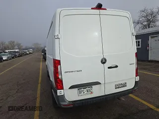 2022 Mercedes-Benz Sprinter Cargo with VIN W1Y70BGY4NT086243, listed as a IAAI auction lot 42195651 with 120,068 mi miles and . Bid and sale history available at DreamBid. Image 1.