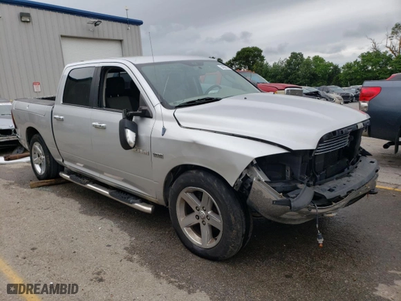 2010 Dodge Ram 1500 Laramie with VIN 1D7RV1CT2AS263140, listed as a Copart auction lot 54698164 with 256,790 mi miles and Salvage Title. Bid and sale history available at carsss.com. Image 4.