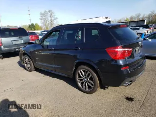 2015 BMW X3 xDrive28i with VIN 5UXWX9C5XF0D54698, listed as a Copart auction lot 51656385 with 83,399 mi miles and Salvage Title. Bid and sale history available at DreamBid. Image 2.