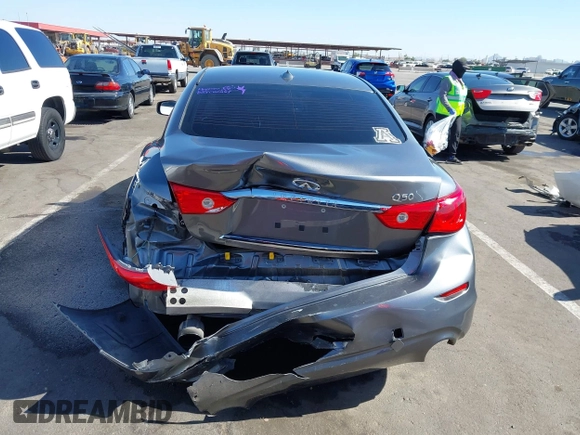 2017 Infiniti Q50 Premium z VIN JN1EV7AP5HM733602, wystawiony jako IAAI lot #42334405 z przebiegiem 174 058 mil mil oraz . Historia ofert i sprzedaży dostępna na DreamBid. Obrazek 6.