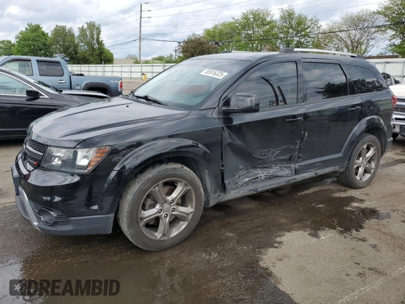 2017 Dodge Journey Crossroad Plus с VIN 3C4PDCGG8HT594570, выставлен на аукционе Copart как лот 55916325 с пробегом 133 162 миль миль и Списание • Salvage title. История ставок и продаж доступна на DreamBid. Изображение 1.