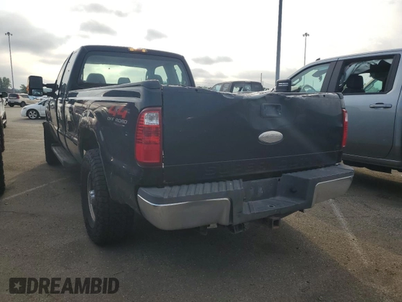 2008 Ford F-250 XL with VIN 1FTSX21568ED72693, listed as a Copart auction lot 63564855 with 268,393 mi miles and Salvage title. Bid and sale history available at DreamBid. Image 2.