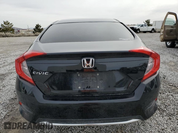 2019 Honda Civic LX with VIN 19XFC2F61KE009602, listed as a Copart auction lot 45585045 with 84,414 mi miles and Salvage Title. Bid and sale history available at DreamBid. Image 6.