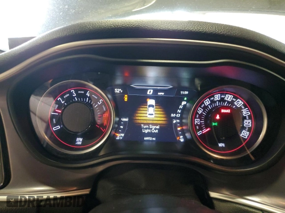 2019 Dodge Challenger R/T Scat Pack z VIN 2C3CDZFJ0KH691443, wystawiony jako Copart lot #48391895 z przebiegiem 64 972 mil mil oraz Szkoda całkowita • Salvage title. Historia ofert i sprzedaży dostępna na DreamBid. Obrazek 9.