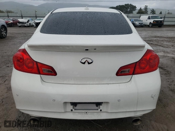 2012 Infiniti G37 Sedan Journey with VIN JN1CV6AP2CM933850, listed as a Copart auction lot 51607495 with 123,891 mi miles and Salvage Title. Bid and sale history available at carsss.com. Image 6.