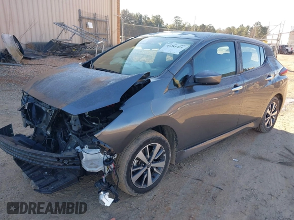 2022 Nissan LEAF S Plus with VIN 1N4BZ1BV2NC554567, listed as a IAAI auction lot 41281401 with 50,684 mi miles and . Bid and sale history available at DreamBid. Image 17.