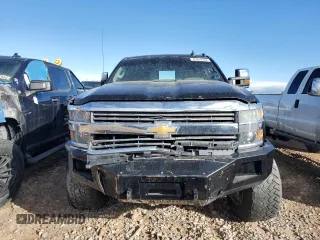 2015 Chevrolet Silverado 3500HD LTZ with VIN 1GC4K0E83FF591845, listed as a Copart auction lot 81810164 with 50,608 mi miles and Salvage Title. Bid and sale history available at carsss.com. Image 5.
