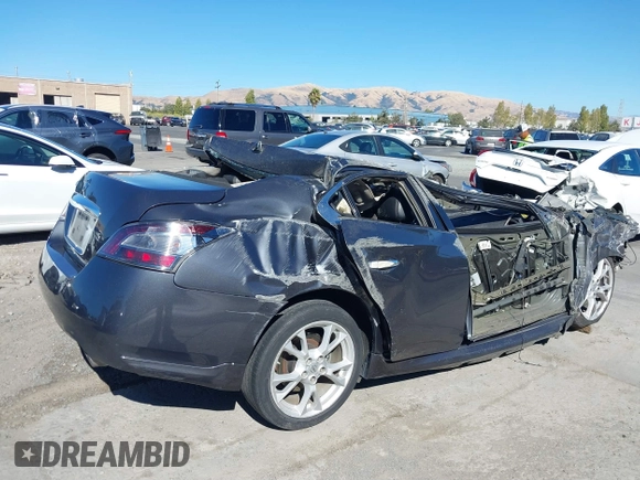 2012 Nissan Maxima 3.5 SV w/Sport Pkg with VIN 1N4AA5AP5CC801607, listed as a IAAI auction lot 40111719 with Not Provided miles. Bid and sale history available at carsss.com. Image 4.