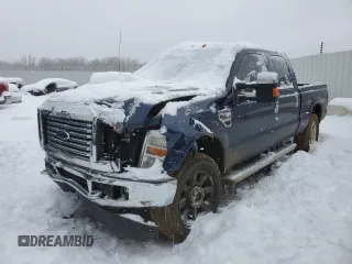 2010 Ford Super Duty F-250 SRW XL with VIN 1FTSW2BR8AEA22265, listed as a Copart auction lot 87000794 with 123,744 mi miles and Salvage Title. Bid and sale history available at carsss.com. Image 1.