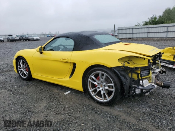 2013 Porsche Boxster S with VIN WP0CB2A87DS130116, listed as a Copart auction lot 64066325 with 53,872 mi miles and Salvage title. Bid and sale history available at DreamBid. Image 2.