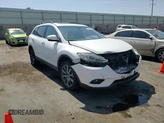 2015 Mazda CX-9 Grand Touring with VIN JM3TB3DA7F0454094, listed as a Copart auction lot 61757035 with 56,997 mi miles and Salvage title. Bid and sale history available at DreamBid. Image 15.