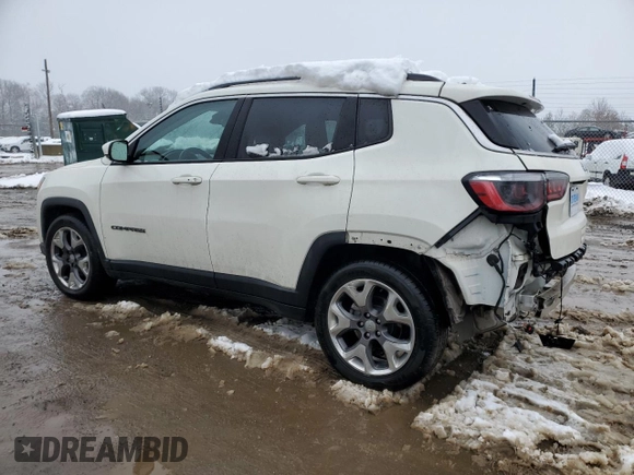 2021 Jeep Compass Limited with VIN 3C4NJCCB8MT531294, listed as a Copart auction lot 44973825 with 127,566 mi miles and Salvage Title. Bid and sale history available at carsss.com. Image 2.