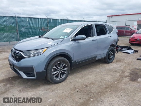 2021 Honda CR-V EX with VIN 2HKRW2H55MH628744, listed as a IAAI auction lot 42257771 with 34,369 mi miles and . Bid and sale history available at DreamBid. Image 18.