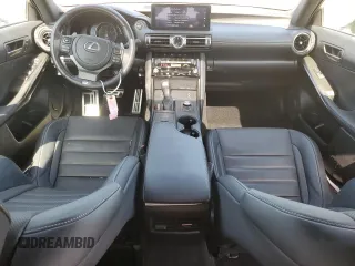 2022 Lexus IS 350 F Sport with VIN JTHGZ1B28N5055765, listed as a Copart auction lot 55329005 with 30,730 mi miles and Salvage title. Bid and sale history available at DreamBid. Image 8.