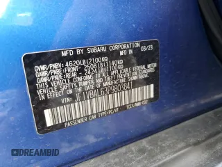 2023 Subaru WRX Limited with VIN JF1VBAL63P9803841, listed as a Copart auction lot 55378155 with 45,347 mi miles and Non repairable. Bid and sale history available at DreamBid. Image 15.