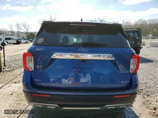 2022 Ford Explorer XLT with VIN 1FMSK8DH8NGB18244, listed as a Copart auction lot 48487825 with 54,130 mi miles and Salvage Title. Bid and sale history available at carsss.com. Image 6.