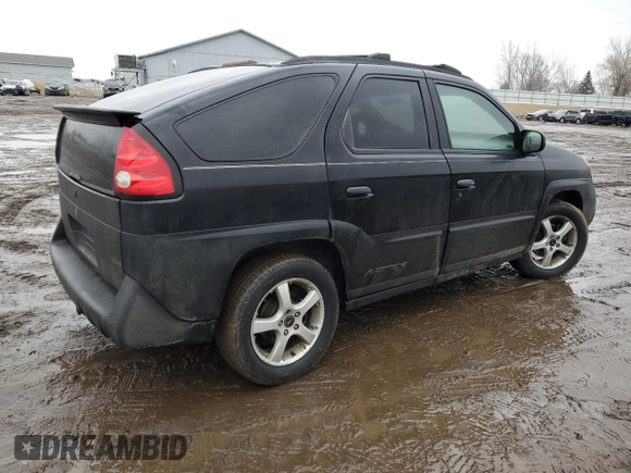 2003 Pontiac Aztek z VIN 3G7DB03E83S580211, wystawiony jako Copart lot #47303045 z przebiegiem Nie podano mil oraz Czysty tytuł • Clean title. Historia ofert i sprzedaży dostępna na DreamBid. Obrazek 3.