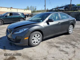 2012 Mazda 6 i Sport with VIN 1YVHZ8BH1C5M00760, listed as a Copart auction lot 54934565 with 180,726 mi miles and Salvage Title. Bid and sale history available at DreamBid. Image 1.