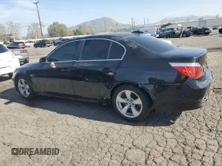 2006 BMW 5 Series 530i with VIN WBANE73526CM34545, listed as a Copart auction lot 50443515 with 78,452 mi miles and Clean Title. Bid and sale history available at carsss.com. Image 2.