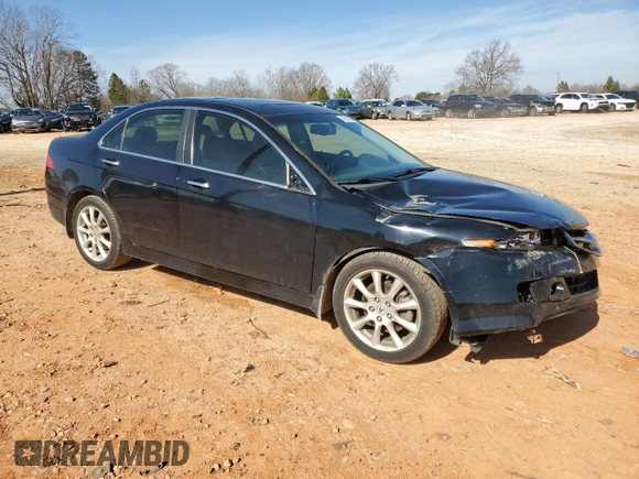 2007 Acura TSX Navi with VIN JH4CL96907C004488, listed as a Copart auction lot 43809055 with 139,395 mi miles and Salvage Title. Bid and sale history available at carsss.com. Image 4.