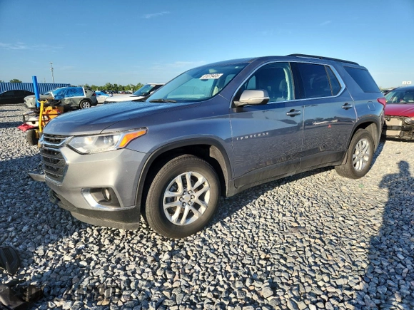 2021 Chevrolet Traverse LT Cloth with VIN 1GNERGKW5MJ238374, listed as a Copart auction lot 61079405 with 61,685 mi miles and Salvage title. Bid and sale history available at DreamBid. Image 1.