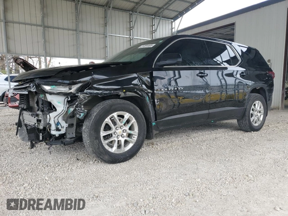 2022 Chevrolet Traverse LS with VIN 1GNERFKW2NJ101369, listed as a Copart auction lot 51094465 with 60,204 mi miles and Salvage Title. Bid and sale history available at carsss.com. Image 1.