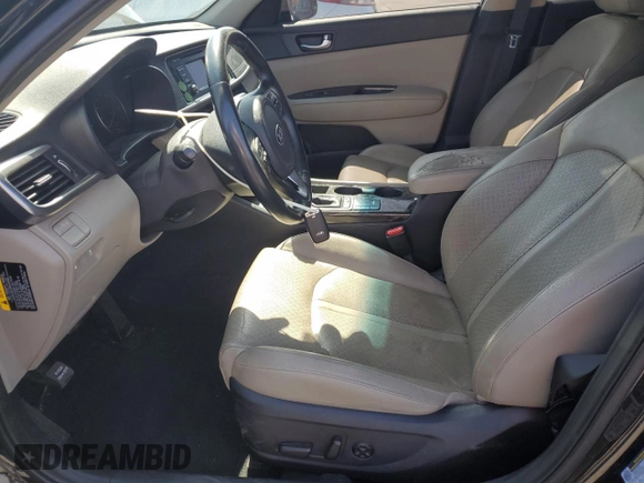 2016 Kia Optima EX with VIN 5XXGU4L35GG066570, listed as a Copart auction lot 54387215 with 98,657 mi miles and Clean Title. Bid and sale history available at carsss.com. Image 7.