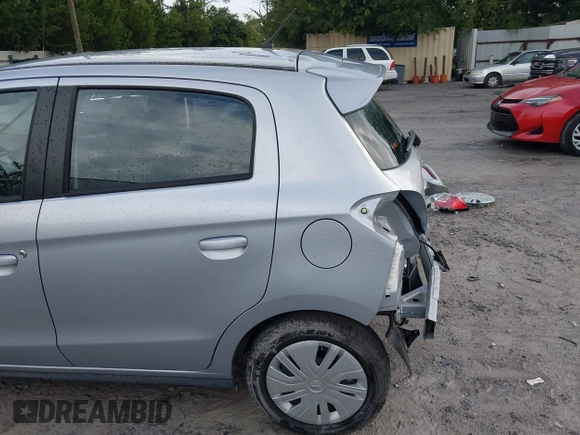 2024 Mitsubishi Mirage ES with VIN ML32AUHJ0RH016520, listed as a IAAI auction lot 42609025 with 16,419 mi miles and . Bid and sale history available at DreamBid. Image 18.