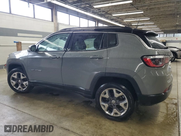 2021 Jeep Compass Limited with VIN 3C4NJDCBXMT579353, listed as a Copart auction lot 55634215 with 98,644 mi miles and Salvage title. Bid and sale history available at DreamBid. Image 2.