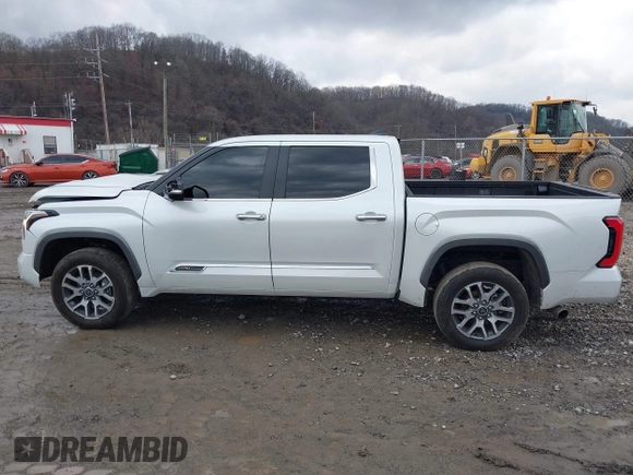 2024 Toyota Tundra 1794 Edition with VIN 5TFMA5DB1RX206178, listed as a IAAI auction lot 41687850 with 11,547 mi miles and . Bid and sale history available at DreamBid. Image 15.