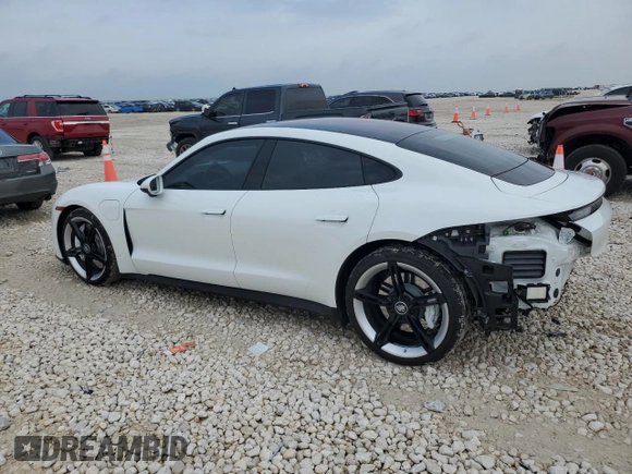 2021 Porsche Taycan with VIN WP0AA2Y1XMSA19047, listed as a Copart auction lot 53094735 with 58,025 mi miles and Salvage title. Bid and sale history available at DreamBid. Image 2.