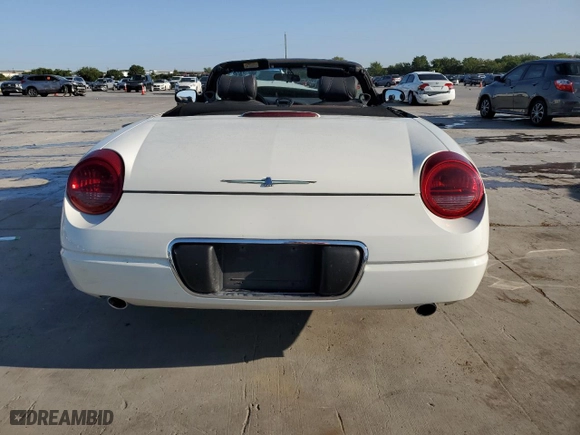 2002 Ford Thunderbird w/Hardtop Premium with VIN 1FAHP60A52Y115214, listed as a Copart auction lot 70801894 with 0 mi miles and Salvage Title. Bid and sale history available at carsss.com. Image 6.