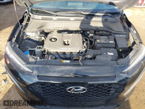 2021 Hyundai Kona SEL with VIN KM8K22AA3MU747284, listed as a IAAI auction lot 41609261 with 82,778 mi miles. Bid and sale history available at carsss.com. Image 10.