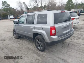 2017 Jeep Patriot Sport with VIN 1C4NJPBAXHD200955, listed as a IAAI auction lot 41597096 with 166,857 mi miles. Bid and sale history available at carsss.com. Image 3.