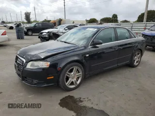 2008 Audi A4 2.0T with VIN WAUAF78E68A109352, listed as a Copart auction lot 47211195 with 133,336 mi miles and Salvage Title. Bid and sale history available at carsss.com. Image 1.