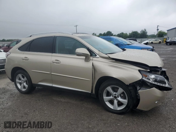 2015 Lexus RX 350 with VIN 2T2BK1BA9FC283796, listed as a Copart auction lot 62489825 with 104,372 mi miles and Salvage title. Bid and sale history available at DreamBid. Image 4.