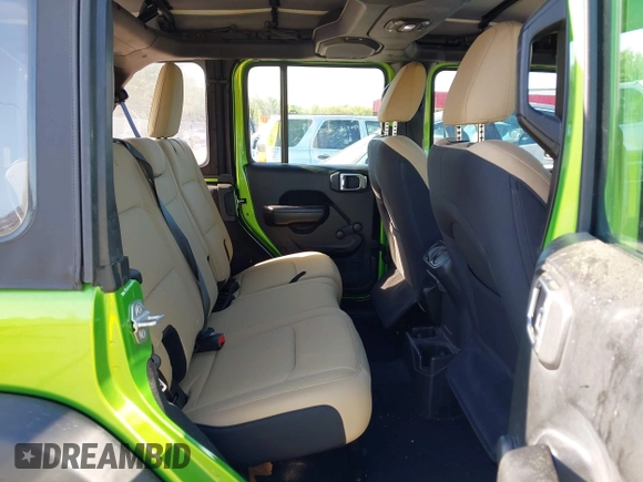 2018 Jeep Wrangler Unlimited Sport S z VIN 1C4HJXDG8JW287876, wystawiony jako IAAI lot #41990385 z przebiegiem 43 420 mil mil oraz . Historia ofert i sprzedaży dostępna na DreamBid. Obrazek 8.