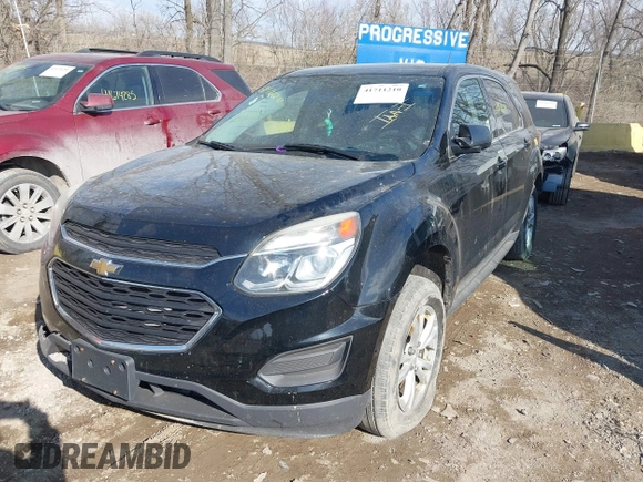 2017 Chevrolet Equinox LS with VIN 2GNFLEEK1H6335206, listed as a IAAI auction lot 41711210 with 99,945 mi miles. Bid and sale history available at carsss.com. Image 2.