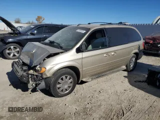 2007 Chrysler Town & Country LWB Limited with VIN 2A4GP64L67R140002, listed as a Copart auction lot 81960454 with 0 mi miles and Salvage Title. Bid and sale history available at carsss.com. Image 1.