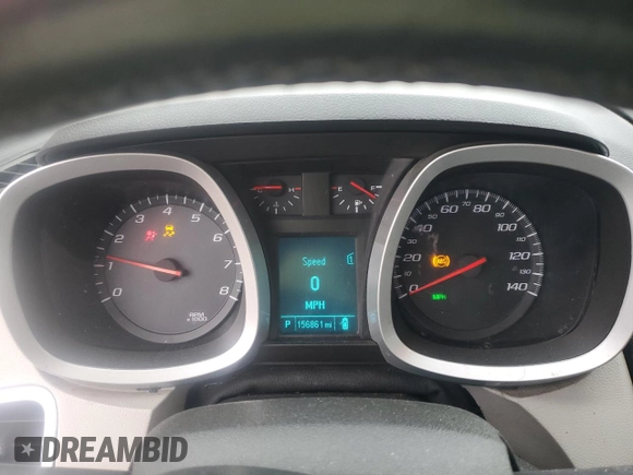 2012 Chevrolet Equinox 2LT with VIN 2GNFLNE51C6318845, listed as a Copart auction lot 51988355 with 156,861 mi miles and Salvage Title. Bid and sale history available at DreamBid. Image 9.