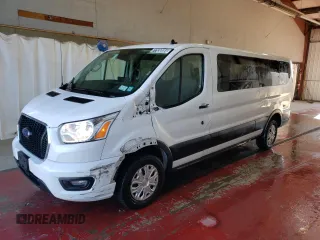 2022 Ford Transit Passenger XL with VIN 1FBAX2Y86NKA84220, listed as a Copart auction lot 77538584 with 59,071 mi miles and Clean Title. Bid and sale history available at carsss.com. Image 1.