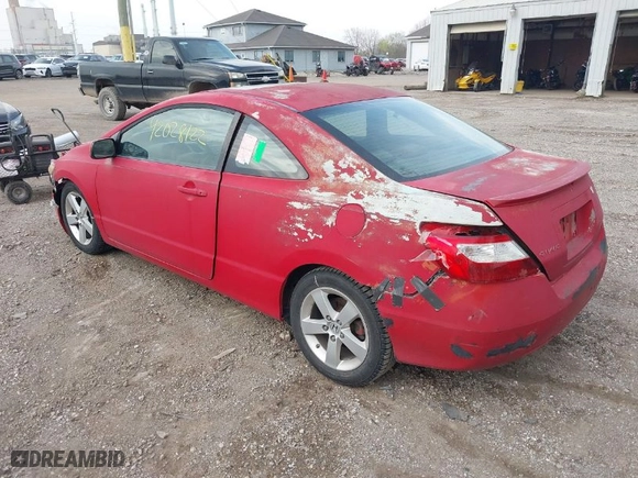 2008 Honda Civic Cpe EX with VIN 2HGFG12868H557597, listed as a IAAI auction lot 42028122 with 145,179 mi miles. Bid and sale history available at carsss.com. Image 3.
