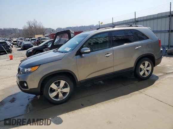 2012 Kia Sorento EX with VIN 5XYKU3A61CG288451, listed as a Copart auction lot 48953075 with 134,410 mi miles and Salvage Title. Bid and sale history available at carsss.com. Image 1.