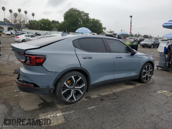 2023 Polestar 2 Performance z VIN YSMET3KA1PL132024, wystawiony jako Copart lot #47666385 z przebiegiem Nie podano mil oraz Szkoda całkowita • Salvage title. Historia ofert i sprzedaży dostępna na DreamBid. Obrazek 3.
