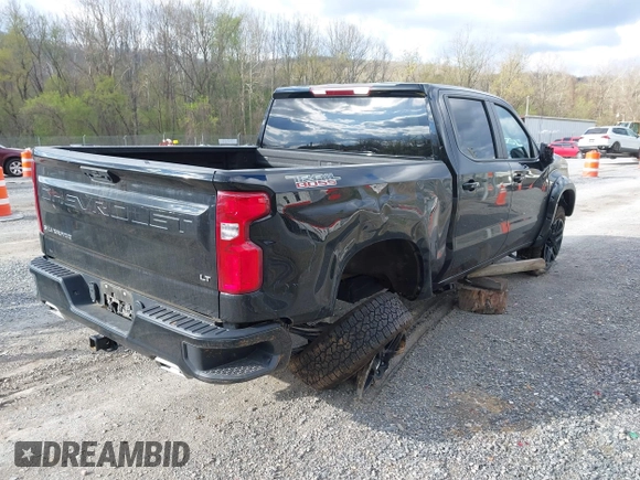 2023 Chevrolet Silverado 1500 LT Trail Boss with VIN 3GCUDFE89PG270678, listed as a IAAI auction lot 42028188 with 46,820 mi miles and . Bid and sale history available at DreamBid. Image 4.