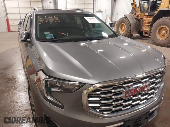 2019 GMC Terrain Denali z VIN 3GKALXEX2KL174723, wystawiony jako IAAI lot #41453790 z przebiegiem 77 193 mil mil oraz . Historia ofert i sprzedaży dostępna na DreamBid. Obrazek 6.