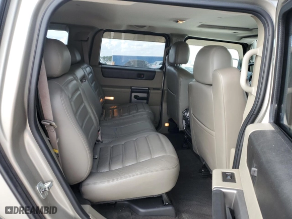 2003 Hummer H2 with VIN 5GRGN23U83H124614, listed as a Copart auction lot 50595255 with 121,356 mi miles and Salvage Title. Bid and sale history available at carsss.com. Image 11.