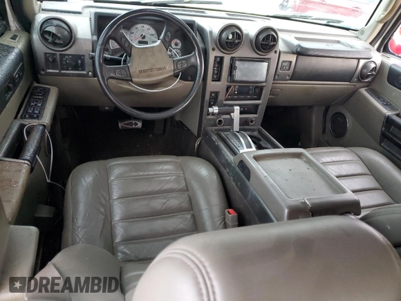 2003 Hummer H2 with VIN 5GRGN23U63H106158, listed as a Copart auction lot 81266274 with 275,953 mi miles and Salvage Title. Bid and sale history available at carsss.com. Image 8.